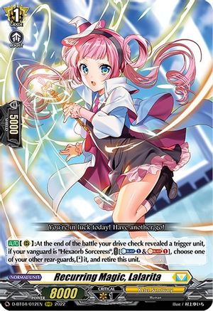 Recurring Magic, Lalarita (D-BT04/012EN) - D-BT04: Awakening of Chakrabarthi