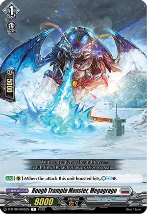 Rough Trample Monster, Megagrago (D-BT04/045EN) - D-BT04: Awakening of Chakrabarthi