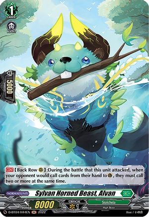 Sylvan Horned Beast, Alvan (Holo) (D-BT04/H44EN) - D-BT04: Awakening of Chakrabarthi