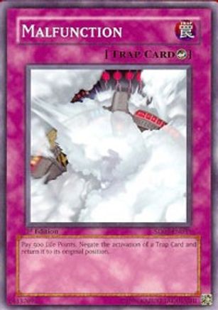 Malfunction (SD09-EN035) - Structure Deck: Dinosaur's Rage 1st Edition