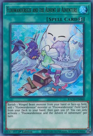 Floowandereeze and the Advent of Adventure (BACH-EN060) - Battle of Chaos 1st Edition