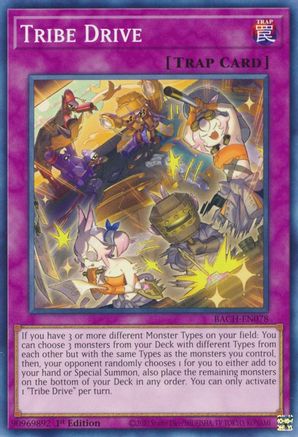 Tribe Drive (BACH-EN078) - Battle of Chaos 1st Edition
