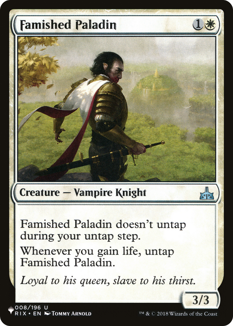 Famished Paladin [LIST - 008/196]