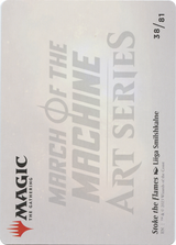 Stoke the Flames // Stoke the Flames (AMOM-038) - March of the Machine Art Series (Borderless)