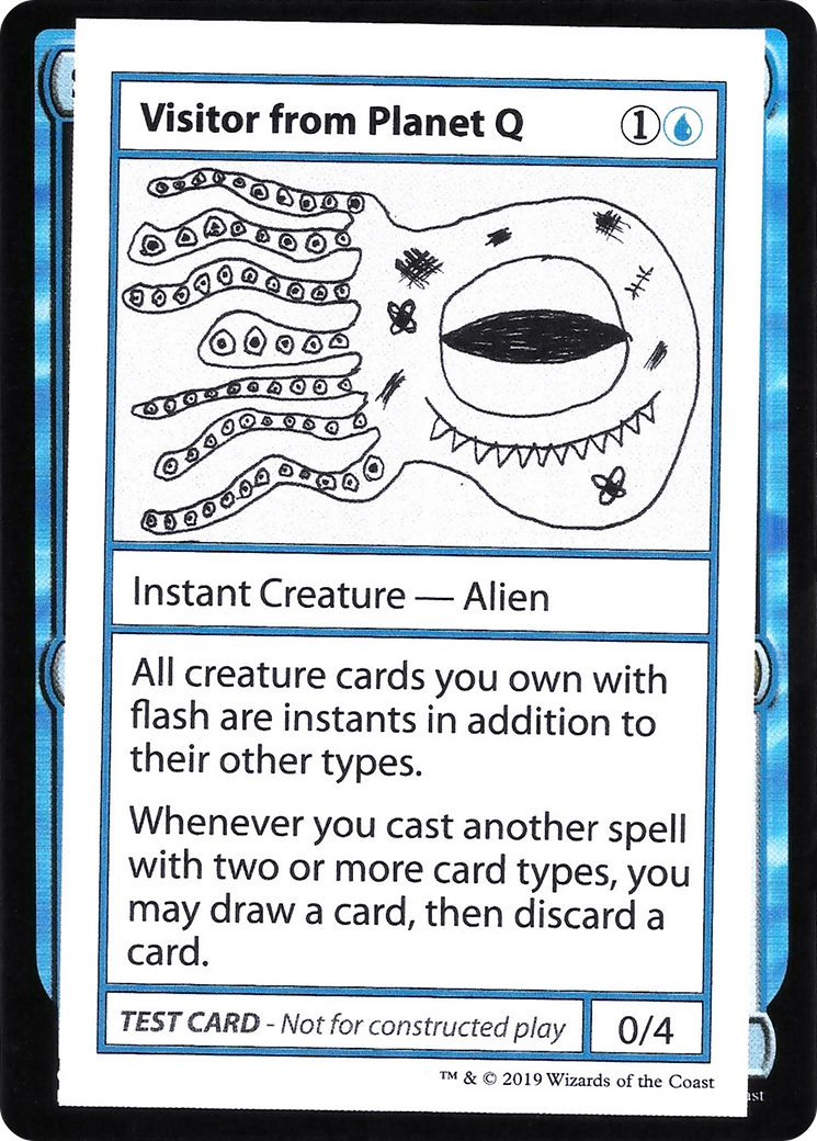 Visitor from Planet Q (No PW Symbol) [CMB1 - N/A]
