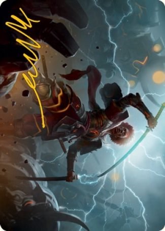 Raiyuu, Storm's Edge Art Card (Gold-Stamped Signature) [ASNEO - 31]