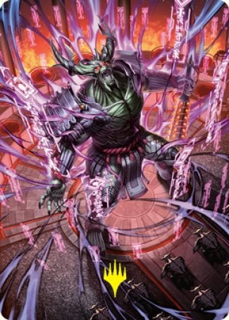 Hidetsugu, Devouring Chaos Art Card (Gold-Stamped Signature) [ASNEO - 56]