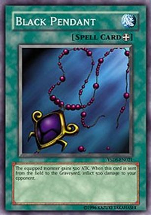 Black Pendant (YSDS-EN021) - Starter Deck: Syrus Truesdale 1st Edition