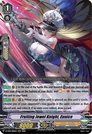 Fruiting Jewel Knight, Eunice (D-VS03/003EN) - D-VS03: V Clan Collection Vol.3