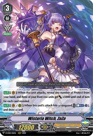 Wistaria Witch, ZoZo (D-VS03/011EN) - D-VS03: V Clan Collection Vol.3