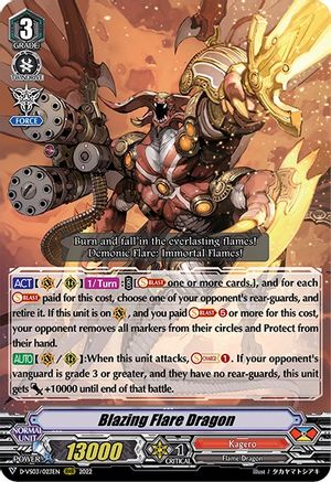 Blazing Flare Dragon (D-VS03/023EN) - D-VS03: V Clan Collection Vol.3