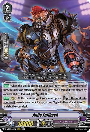 Agile Fullback (D-VS03/051EN) - D-VS03: V Clan Collection Vol.3
