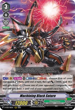 Machining Black Saturn (D-VS03/081EN) - D-VS03: V Clan Collection Vol.3