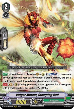 Vulgar Mutant, Stamping Red (D-VS03/082EN) - D-VS03: V Clan Collection Vol.3
