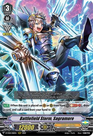 Battlefield Storm, Sagramore (D-VS04/018EN) - D-VS04: V Clan Collection Vol.4