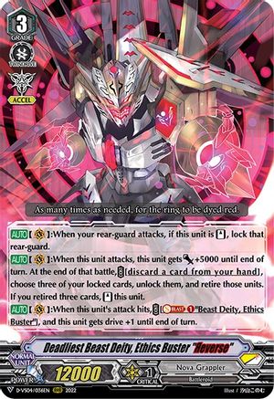 Deadliest Beast Deity, Ethics Buster "Reverse" (D-VS04/036EN) - D-VS04: V Clan Collection Vol.4