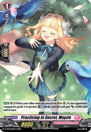 Practicing in Secret, Mayzie (Holo Foil) (D-PR/063EN) - D Promo Cards
