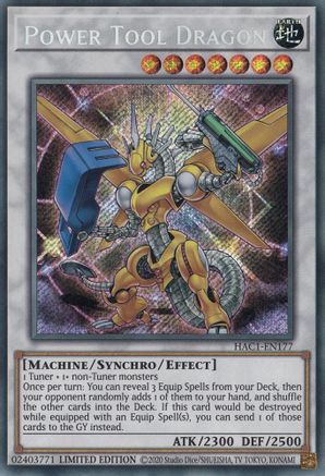 Power Tool Dragon (HAC1-EN177) - Hidden Arsenal: Chapter 1 Limited