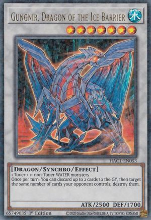 Gungnir, Dragon of the Ice Barrier (Duel Terminal) [HAC1 - HAC1-EN053]