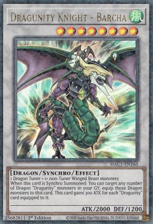 Dragunity Knight - Barcha (Duel Terminal) [HAC1 - HAC1-EN165]