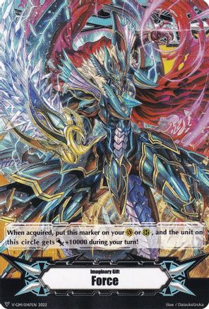 Imaginary Gift [Force] // [Imaginary Gift [Force II] Double-sided Gift Marker - Revenger, Raging Form Dragon (2022) (V-GM/0147EN 2022) - Gift Markers