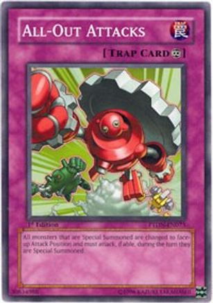 All-Out Attacks (PTDN-EN075) - Phantom Darkness 1st Edition