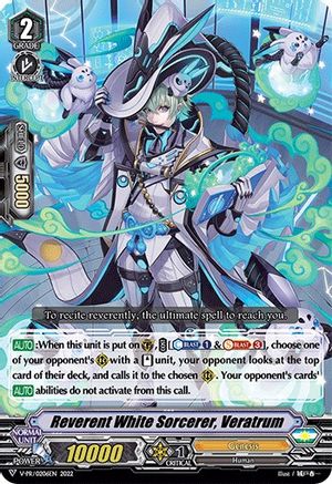 Reverent White Sorcerer, Veratrum (V-PR/0206EN) - V Promo Cards