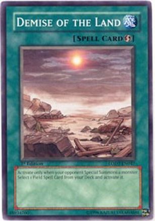 Demise of the Land (LODT-EN047) - Light of Destruction 1st Edition
