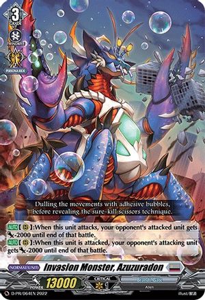 Invasion Monster, Azuzuradon (D-PR/064EN 2022) - D Promo Cards