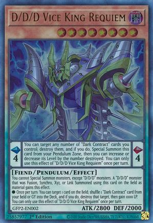 D/D/D Vice King Requiem [GFP2 - GFP2-EN002]