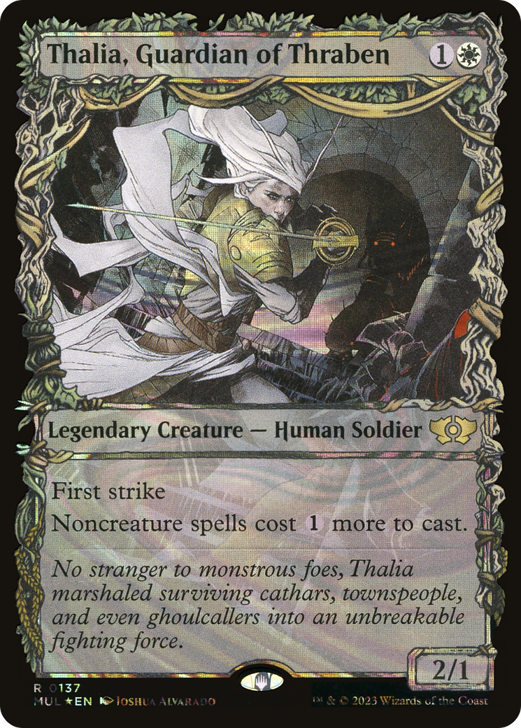 Thalia, Guardian of Thraben (Halo Foil) [MUL - 137]