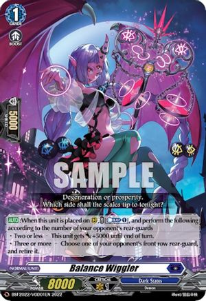 Balance Wiggler (BSF2022/VGD01EN 2022) - Bushiroad Event Cards