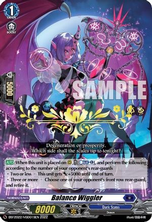 Balance Wiggler (Hot Stamped) (BSF2022/VGD01SEN 2022) - Bushiroad Event Cards