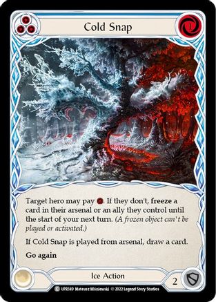 Cold Snap (Blue) (UPR149) - Uprising Rainbow Foil