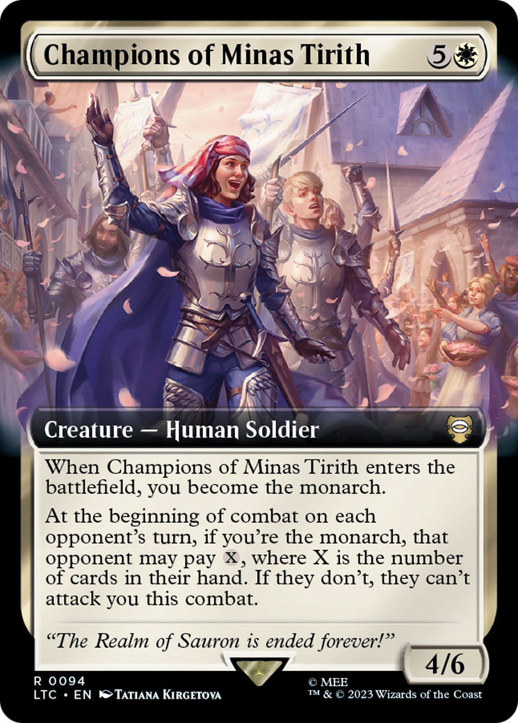 Champions of Minas Tirith (Extended Art) [LTC - 94]