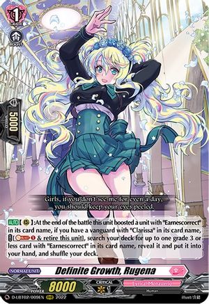 Definite Growth, Rugena (D-LBT02/009EN) - D-LBT02: Lyrical Monasterio ~It's a New School Term!~