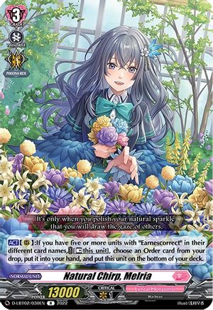 Natural Chirp, Melria (D-LBT02/030EN) - D-LBT02: Lyrical Monasterio ~It's a New School Term!~