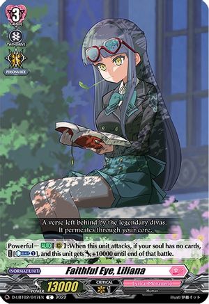 Faithful Eye, Liliana (D-LBT02/047EN) - D-LBT02: Lyrical Monasterio ~It's a New School Term!~