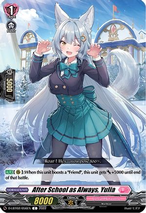After School as Always, Yulia (D-LBT02/056EN) - D-LBT02: Lyrical Monasterio ~It's a New School Term!~