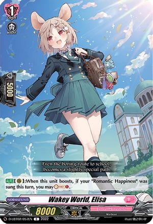 Wakey World, Elisa (D-LBT02/057EN) - D-LBT02: Lyrical Monasterio ~It's a New School Term!~