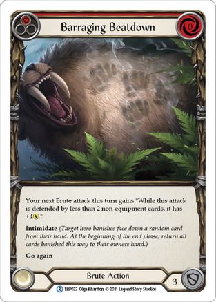 Barraging Beatdown (Red) [1HP - 1HP022]