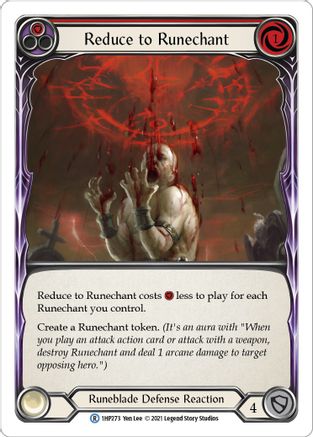 Reduce to Runechant (Red) [1HP - 1HP273]