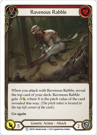 Ravenous Rabble (Red) [1HP - 1HP393]