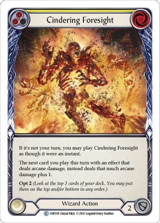 Cindering Foresight (Yellow) [1HP - 1HP318]