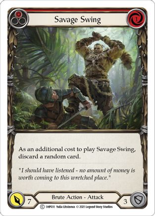 Savage Swing (Red) [1HP - 1HP031]
