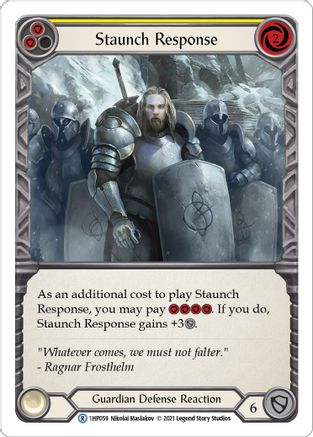 Staunch Response (Yellow) [1HP - 1HP059]