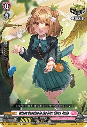 Wings Dancing in the Blue Skies, Antia (D-LBT02/072EN) - D-LBT02: Lyrical Monasterio ~It's a New School Term!~