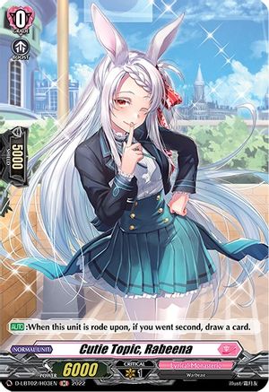 Cutie Topic, Rabeena (Holo) (D-LBT02/H03EN) - D-LBT02: Lyrical Monasterio ~It's a New School Term!~