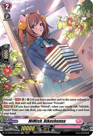 MiMish, Rikashenna (Holo) (D-LBT02/H04EN) - D-LBT02: Lyrical Monasterio ~It's a New School Term!~