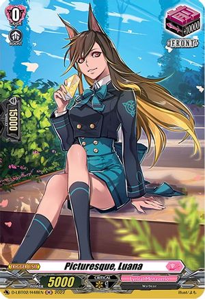 Picturesque, Luana (Holo) (D-LBT02/H48EN) - D-LBT02: Lyrical Monasterio ~It's a New School Term!~
